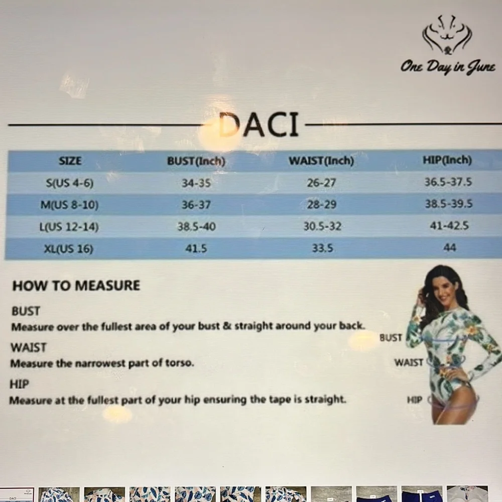 DACI RASHGUARD TOP BIKINI WITH 2 BLUE BOTTOMS